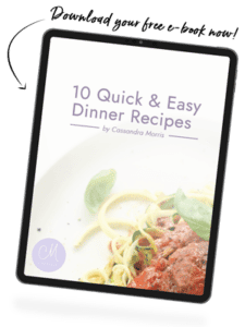 quick and easy chickpea and spinach 390 calories (1 serving)