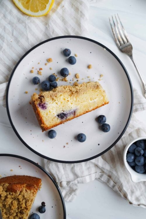 Lemon Blueberry Cream Cheese Coffee Cake