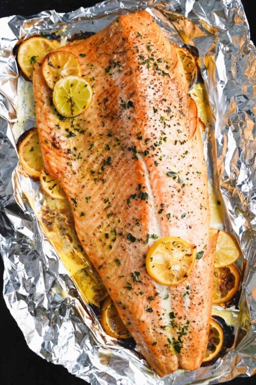 Easy Baked Salmon with Lemon Butter Easy Baked Salmon with Lemon Butter