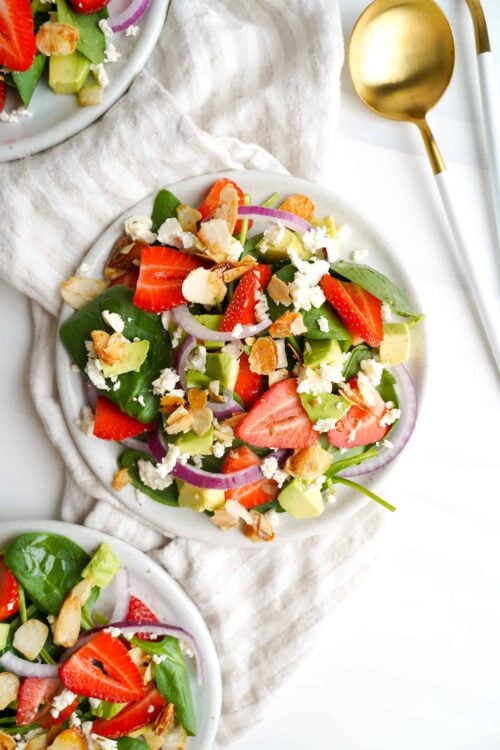 Healthy Strawberry Summer Salad Healthy Strawberry Summer Salad