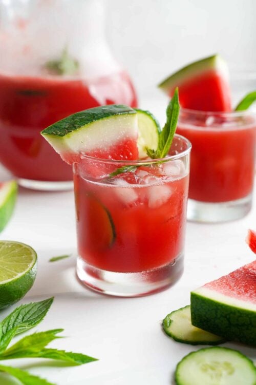 Refreshing Watermelon Cucumber Cocktail