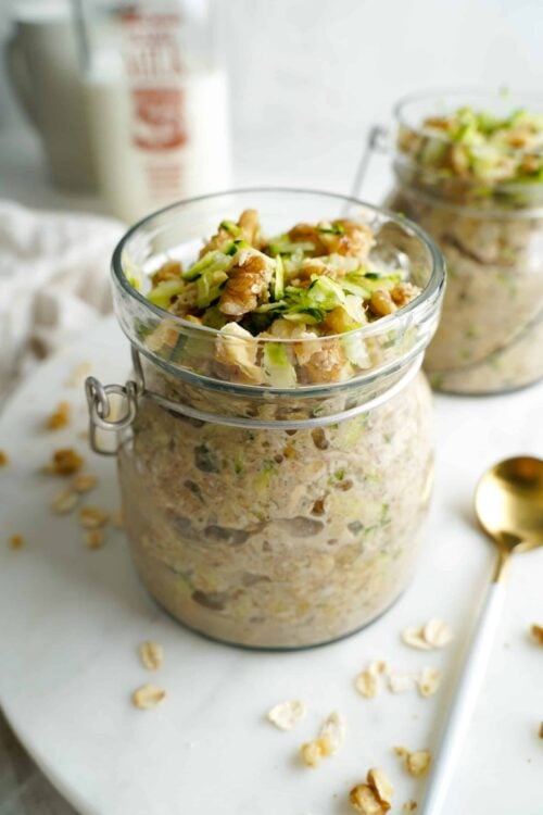 Overnight Zucchini Bread Oatmeal Overnight Zucchini Bread Oatmeal