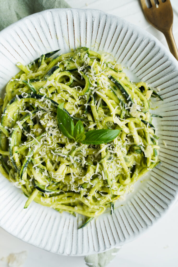 Creamed spinach  Tagliolini | cookingwithcassandra.com