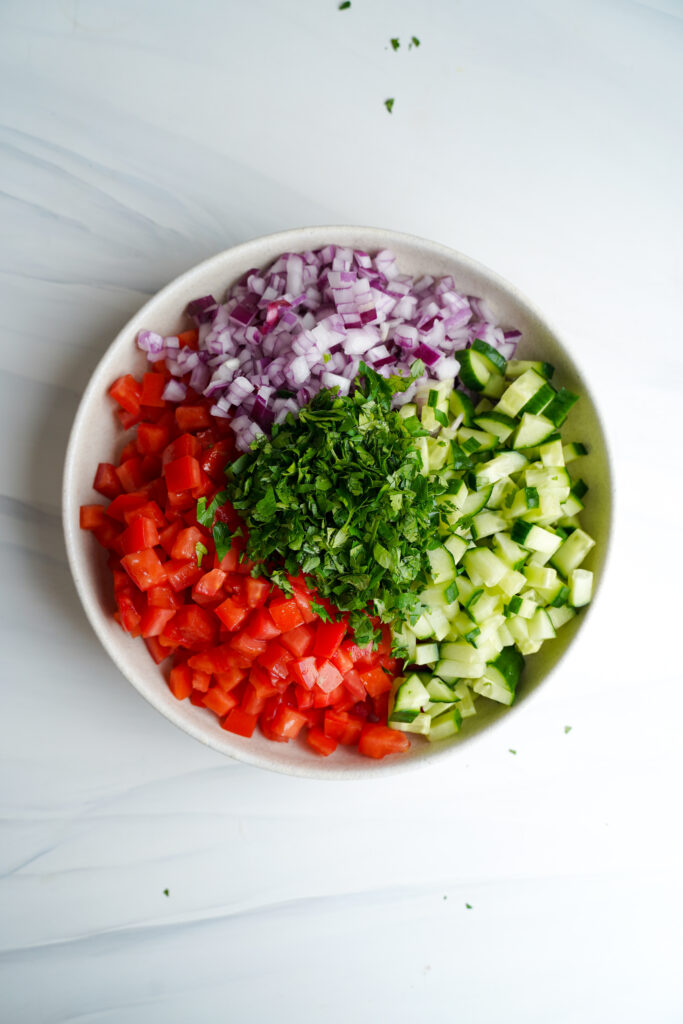 Simple Shirazi Salad recipe | cookingwithcassandra.com