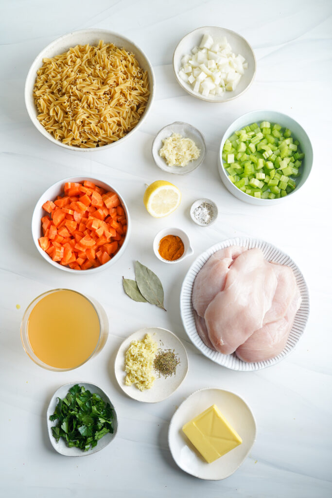 Chicken Noodle Soup Ingredients | cookingwithcassandra.com