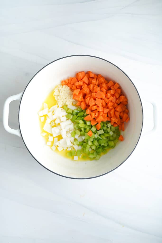 Vegetabled for chicken noodle soup | cookingwithcassandra.com