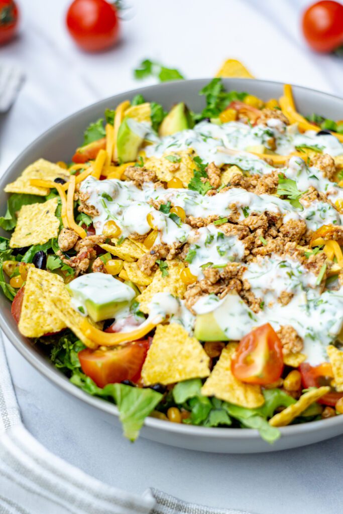 taco salad in a bowl