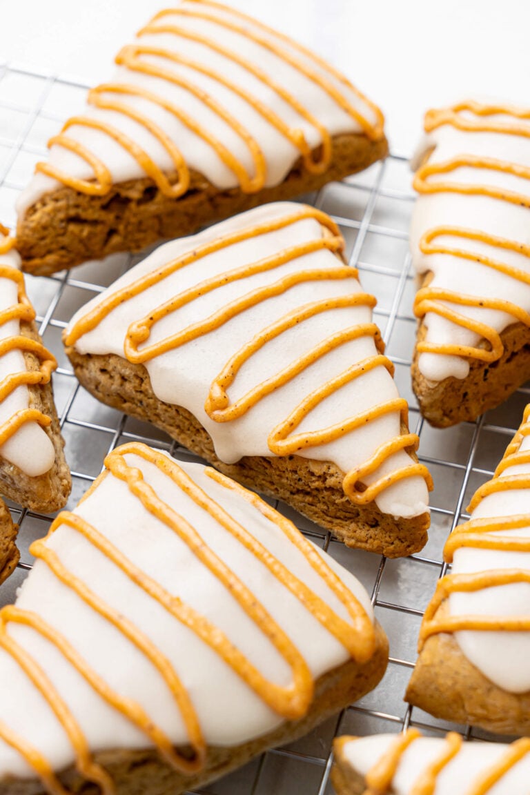 Pumpkin Scones (Starbucks Copycat!)
