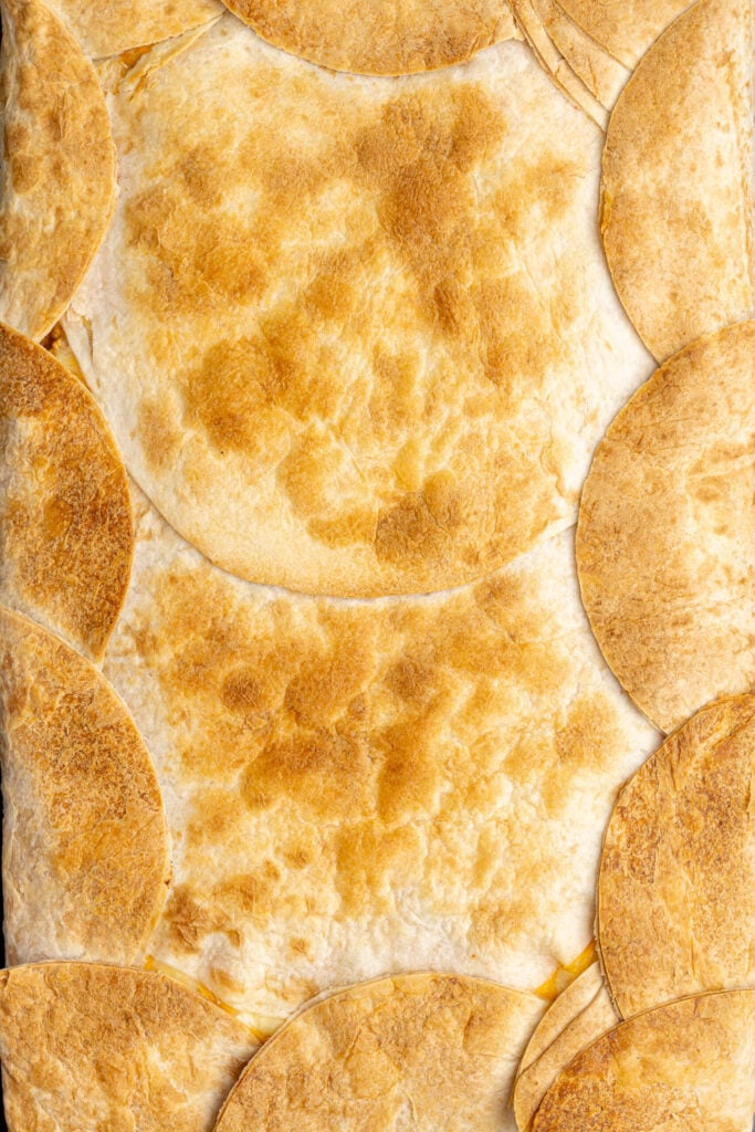 Golden-baked quesadillas with a crispy crust