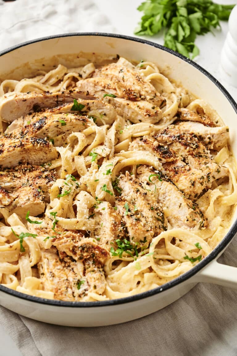 Garlic Parmesan Chicken and Pasta